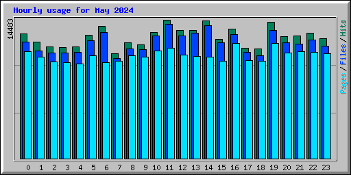 Hourly usage for May 2024